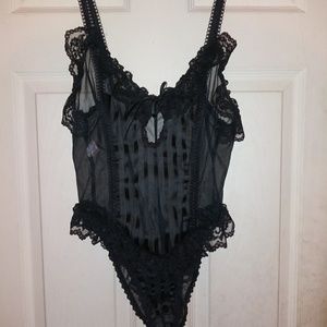 Sexy Black sheer one piece